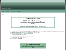 Tablet Screenshot of alfanotaxgallery.com
